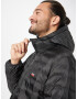 LEVI'S Prehodna jakna 'PRESIDIO PKBL HOODED JKT BLACKS' črna - Pepit.si