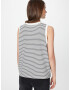 LEVI'S Top 'DARA TANK MULTI-COLOR' črna / bela - Pepit.si