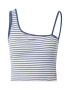 LEVI'S Top 'HOOP TANK GREENS' modra / svetlo siva / črna / bela - Pepit.si