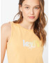 LEVI'S Top 'GRAPHIC STELLAR CROP TNK YELLOWS/ORANGES' svetlo oranžna / bela - Pepit.si