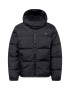 LEVI'S Zimska jakna 'HOODED FILLMORE SHRT JKT BLACKS' črna - Pepit.si