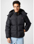 LEVI'S Zimska jakna 'HOODED FILLMORE SHRT JKT BLACKS' črna - Pepit.si