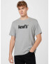 LEVI'S Majica 'SS RELAXED FIT TEE GREYS' pegasto siva / črna - Pepit.si