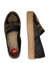 Love Moschino Espadrile zlata / črna - Pepit.si