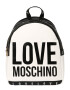 Love Moschino Rucksack bela / črna - Pepit.si