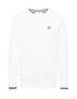 Lyle & Scott Majica bela / svetlo lila / rumena / sliva - Pepit.si