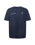 Lyle & Scott Majica mornarska / rumena / bela - Pepit.si