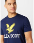 Lyle & Scott Majica mornarska / rumena / črna / bela - Pepit.si