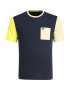 Lyle & Scott Majica mornarska / rumena / svetlo rumena - Pepit.si