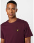 Lyle & Scott Majica zlato-rumena / burgund / črna - Pepit.si