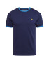 Lyle & Scott Majica 'Ringer' mornarska / voda / rumena / črna - Pepit.si