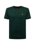 Lyle & Scott Majica 'Ringer' temno zelena / črna / zlato-rumena - Pepit.si