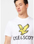 Lyle & Scott Majica rumena / črna / bela - Pepit.si