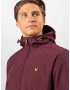 Lyle & Scott Prehodna jakna burgund - Pepit.si