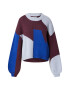 MADS NORGAARD COPENHAGEN Sweatshirt 'Wild Heather' jagoda / kraljevo modra / off-bela - Pepit.si