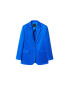 MANGO Blazer 'Chelsea' modra - Pepit.si