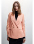 MANGO Blazer 'Greta' svetlo roza - Pepit.si