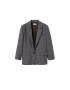 MANGO Blazer dimno modra / temno rjava / svetlo siva / črna - Pepit.si