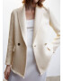 MANGO Blazer 'Quintin' nude - Pepit.si