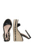 Miss Selfridge Sandali 'WHIZZER Black Stud Wedges' črna - Pepit.si