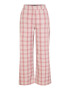 Missguided Petite Hlače 'GINGHAM' roza / rosé / bela / svetlo modra - Pepit.si