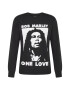 Mister Tee Majica 'Bob Marley One Love' črna / bela - Pepit.si