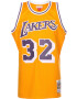 Mitchell & Ness Majica 'Los Angeles' zlato-rumena / lila / bela - Pepit.si