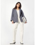 Monki Blazer temno siva / bela - Pepit.si