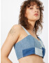 Monki Top modra / moder denim / svetlo modra - Pepit.si