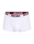 Moschino Underwear Boksarice bela / črna / rdeča - Pepit.si