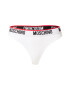 Moschino Underwear Tangice rdeča / črna / bela - Pepit.si