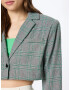 Nasty Gal Blazer siva / zelena - Pepit.si