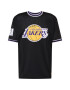 NEW ERA Shirt 'Los Angeles Lakers' črna / temno liila / bela / oranžna - Pepit.si