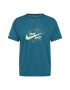 NIKE Funkcionalna majica 'Miler Wild Run' modra / rumena - Pepit.si