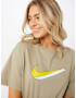 Nike Sportswear Obleka svetlo rjava / rumena / bela - Pepit.si