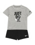 Nike Sportswear Komplet 'JUST DO IT' pegasto siva / črna / bela - Pepit.si