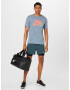 Nike Sportswear Majica 'BEACH PARTY' siva / limeta / breskev / eozin - Pepit.si