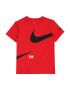 Nike Sportswear Majica ognjeno rdeča / črna / bela - Pepit.si