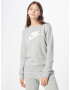 Nike Sportswear Majica pegasto siva / bela - Pepit.si