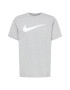 Nike Sportswear Majica pegasto siva / bela - Pepit.si