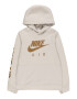 Nike Sportswear Majica rjava / bela / bež - Pepit.si