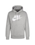 Nike Sportswear Majica siva / bela - Pepit.si