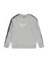 Nike Sportswear Majica temno siva / pegasto siva / bela - Pepit.si