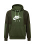 Nike Sportswear Majica zelena / temno zelena / bela - Pepit.si