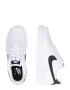 Nike Sportswear Nizke superge 'Air Force 1 '07' črna / bela - Pepit.si