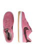 Nike Sportswear Nizke superge 'Air Force 1' rjava / svetlo roza / črna - Pepit.si