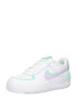 Nike Sportswear Nizke superge 'Air Force 1 Shadow' bela / svetlo lila / meta - Pepit.si