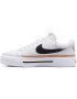 Nike Sportswear Nizke superge 'Court Legacy Lift' bež / črna / bela - Pepit.si