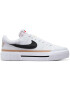 Nike Sportswear Nizke superge 'Court Legacy Lift' bež / črna / bela - Pepit.si