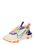 Nike Sportswear Nizke superge 'React Vision' kremna / modra / neonsko oranžna / meta - Pepit.si